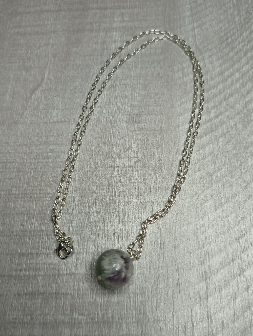 High Quality 16mm Feather Fluorite Statement Bracelet And Necklace Set - Picture 12 of 12